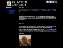 Tablet Screenshot of platoscavern.com